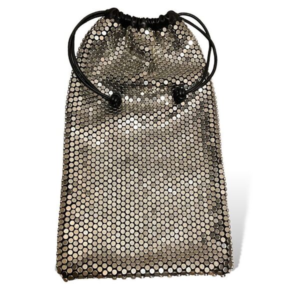 ALEXANDER WANG Chainmail Leather Clutch / Dust Bag - Picture 11 of 12